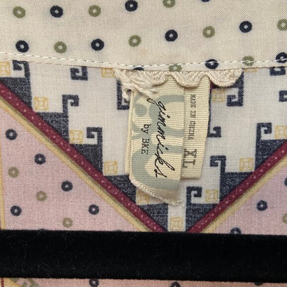 Gimmicks by BKE Beaded BoHo Blouse Top Size XL - Picture 3 of 5